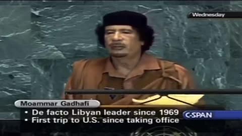 Gaddafi was murdered