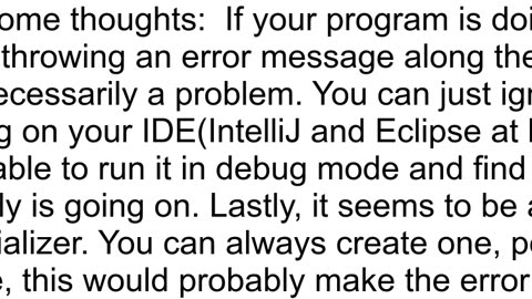 No serializer found for class javaioByteArrayInputStream and no properties discovered to create Bea