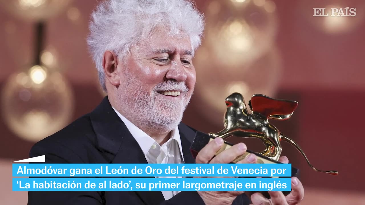 FESTIVAL VENECIA 2024 | Almodóvar gana el León de Oro por 'La habitación de al lado': "Es un sueño"