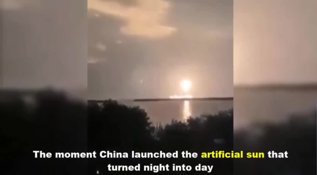 China a lansat SOARELE ARTIFICIAL