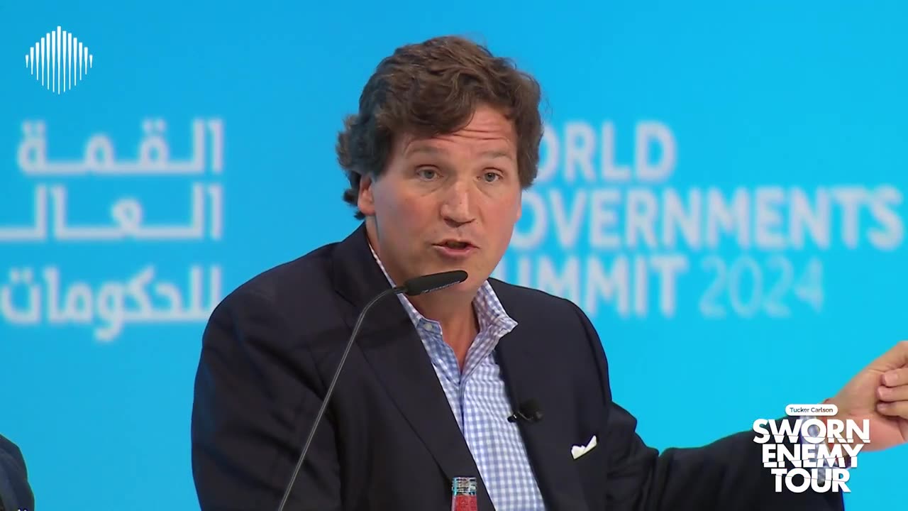 Tucker Carlson's First Discussion Since Putin Interview | World Government Summit 2024