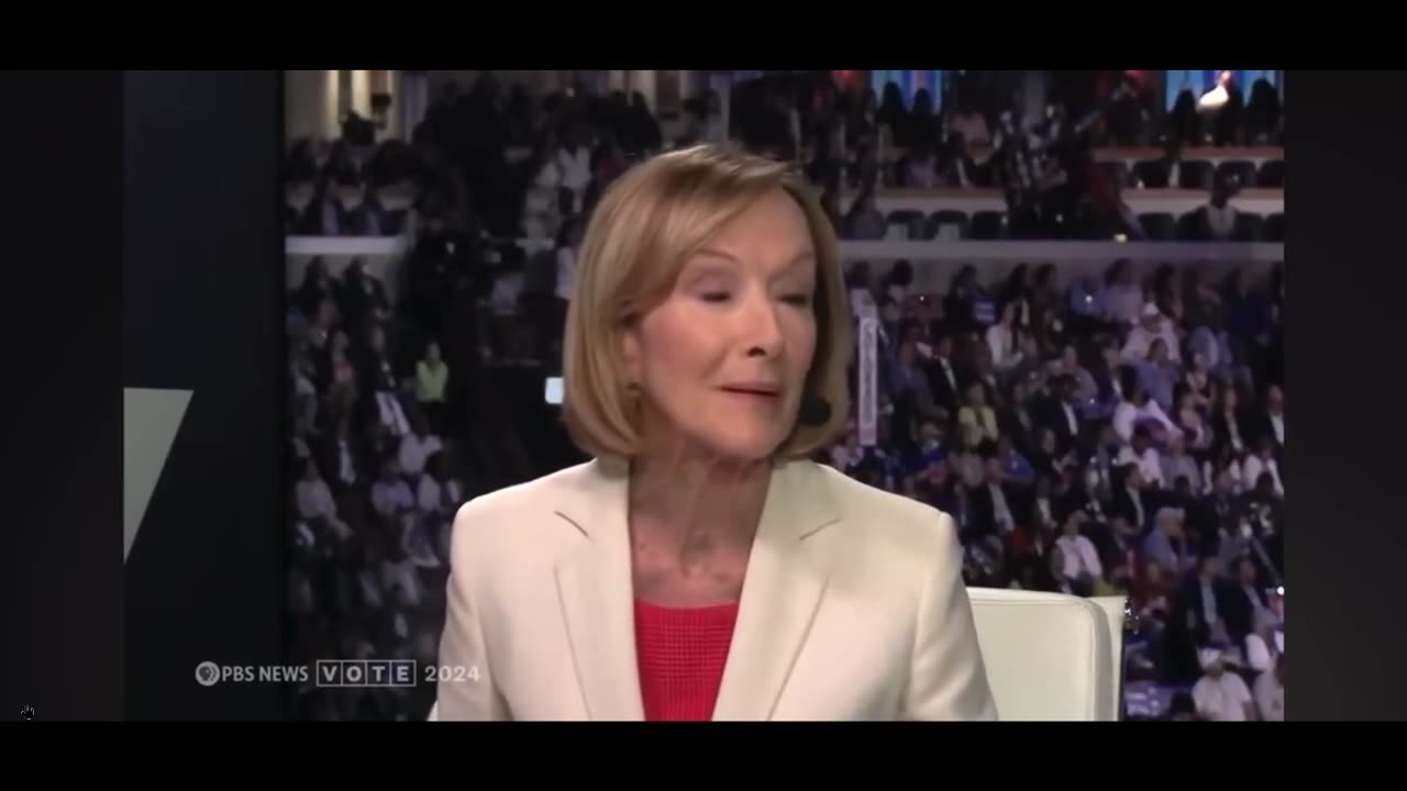 Lies at the DNC. Reporter makes a fool out of herself. Later apologized