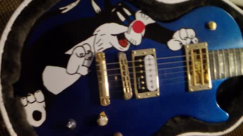 1991 GIBSON LES PAUL "Sylvester & Tweety" GUITAR