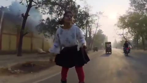 Skating girl....