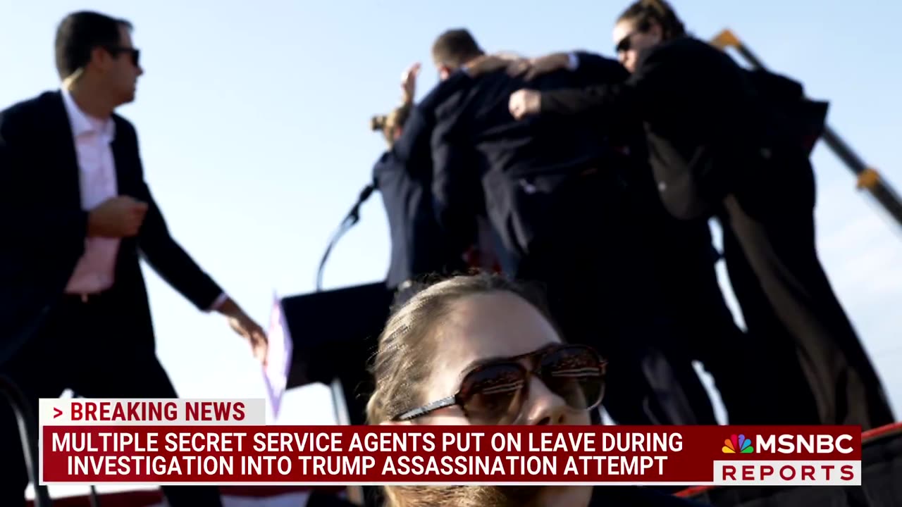 Multiple Secret Service agents put on leave during investigation into Trump assassination.