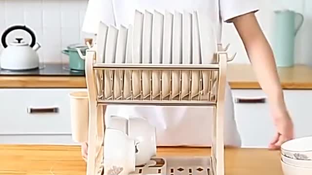 Kitchen Dish Storage Rack Household Tableware