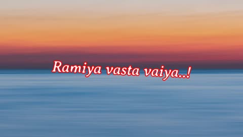 Ramaiya vastavaiya song lyrics