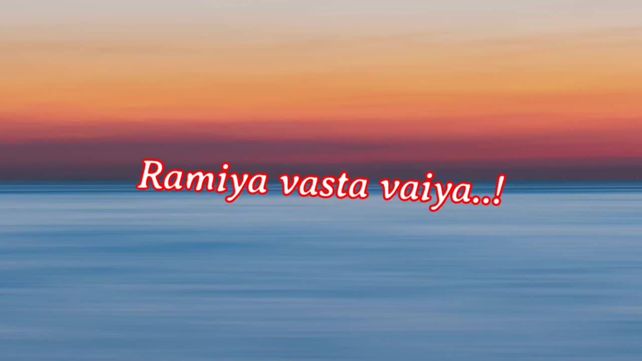 Ramaiya vastavaiya song lyrics