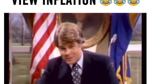 HOW DEMOCRATS VIEW INFLATION - SNL DAN AKYROID AS PRESIDENT JIMMY CARTER 1970'S 1 mins.