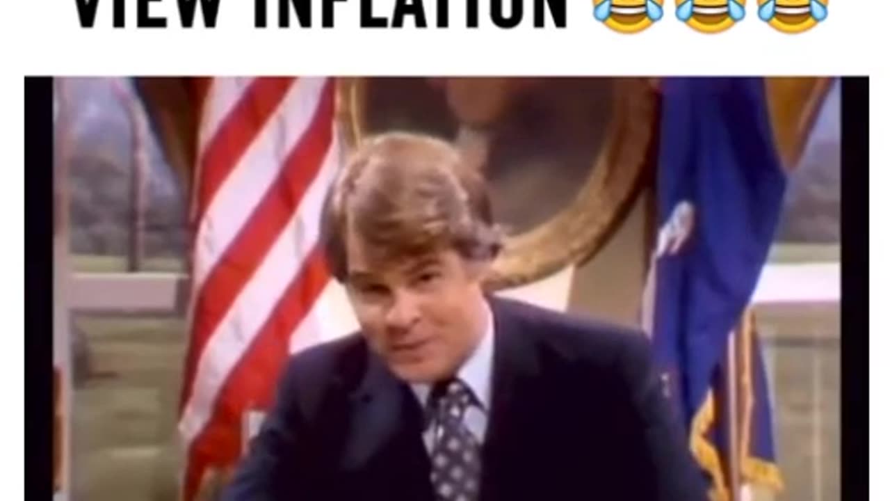 HOW DEMOCRATS VIEW INFLATION - SNL DAN AKYROID AS PRESIDENT JIMMY CARTER 1970'S 1 mins.