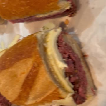 Introducing The Roast Beast! Roast Beef Provolone and Mozzarella Tony Soprano Sub! OH!