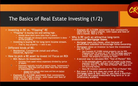 Weekly Webinar #82_ The Basics of Real Estate Investing