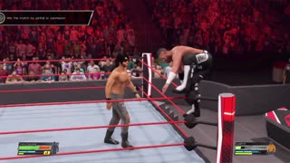 wwe2k22 myrise walkthrough part 103, outlaw vs Murphy