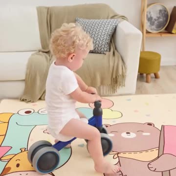 New 1cm/0.5cm Environmentally Friendly Thick Baby Crawling Play Mats Folding Mat Carpet Play