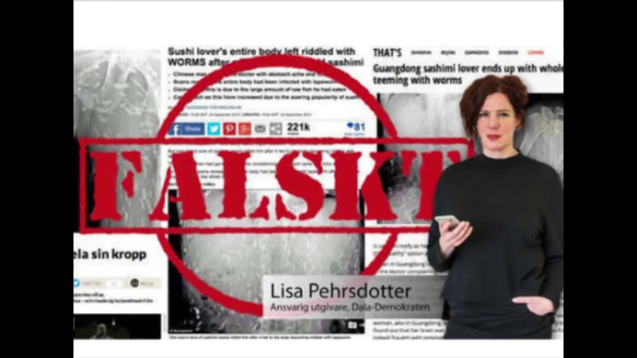 Ljugande journalist blir ställd av motfrågor