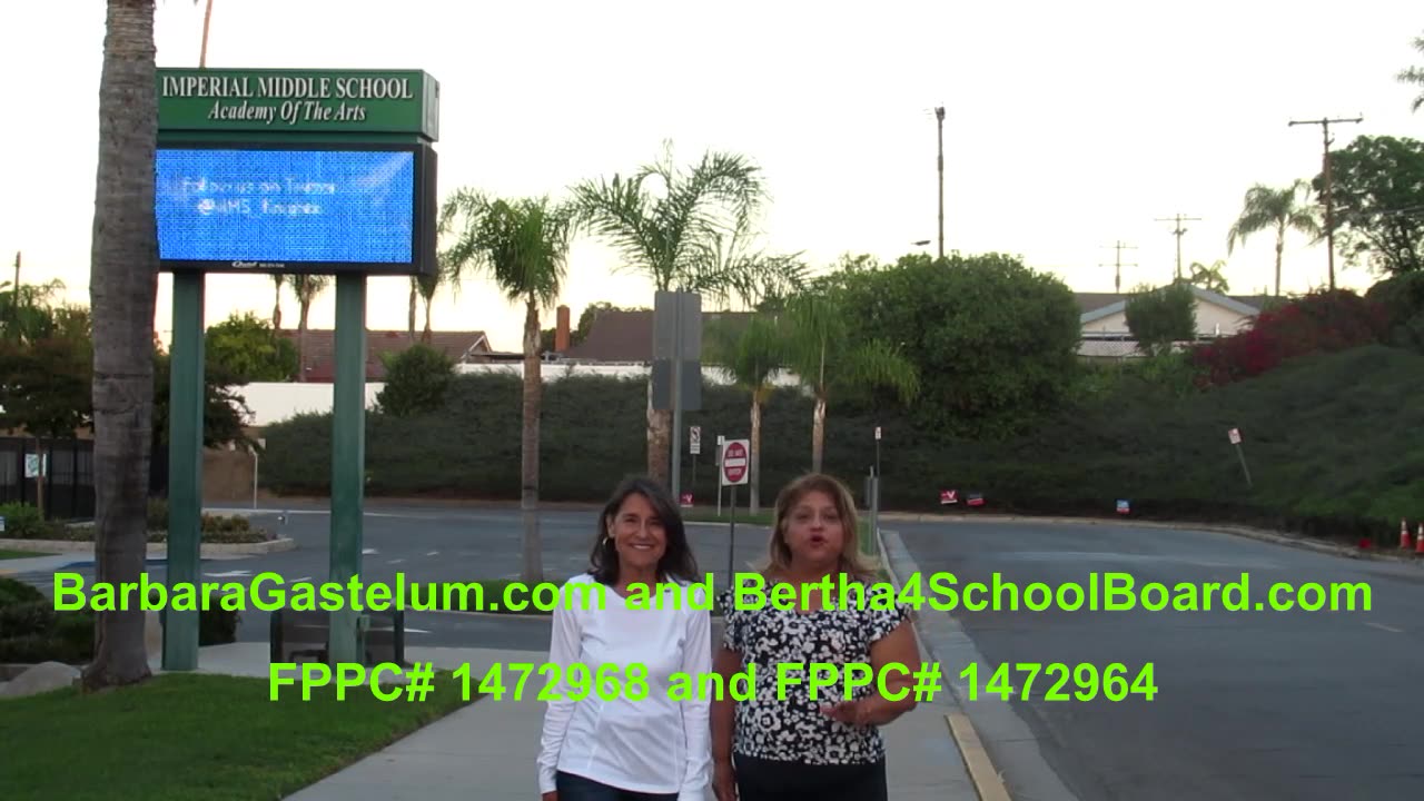 Bertha & Barbara La Habra School Board