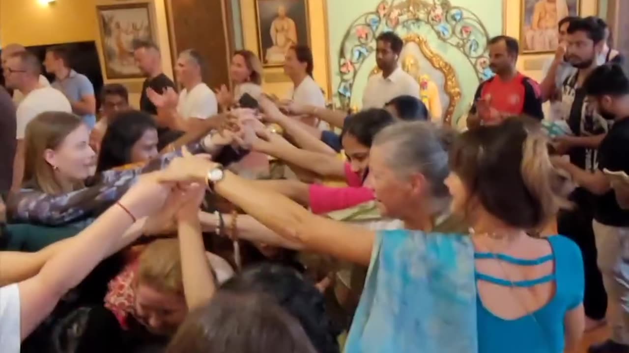 Temple kirtan at Iskcon Riga, Latvia August 2024