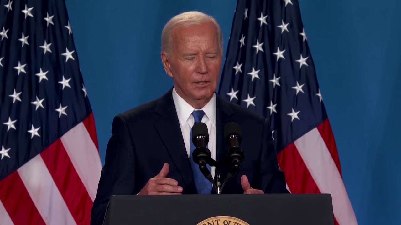 Biden says Israel-Gaza war should end now