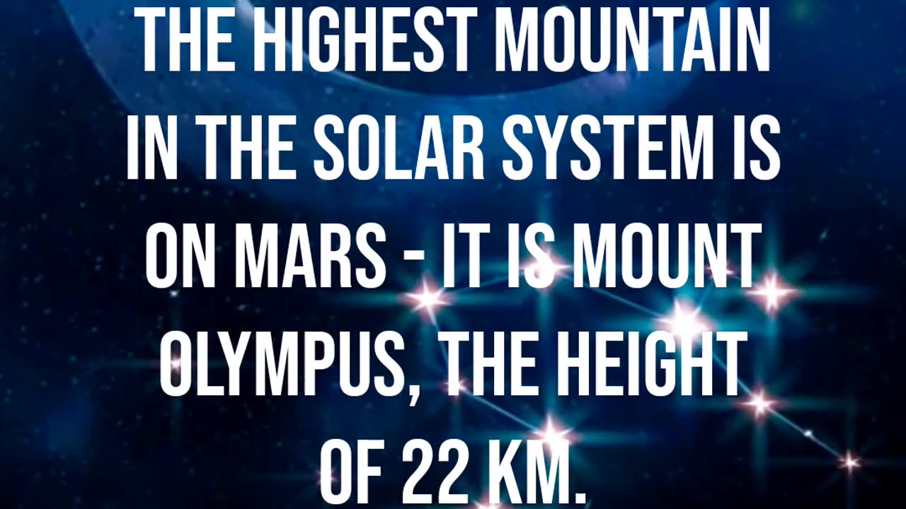 Mount Olympus - The Solar System's Tallest