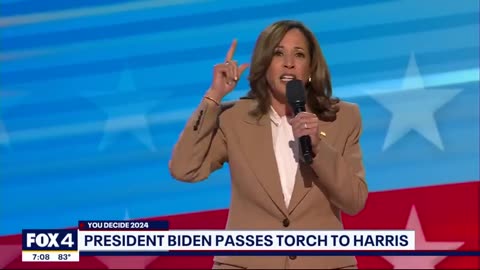 Biden officially passes torch to Harris