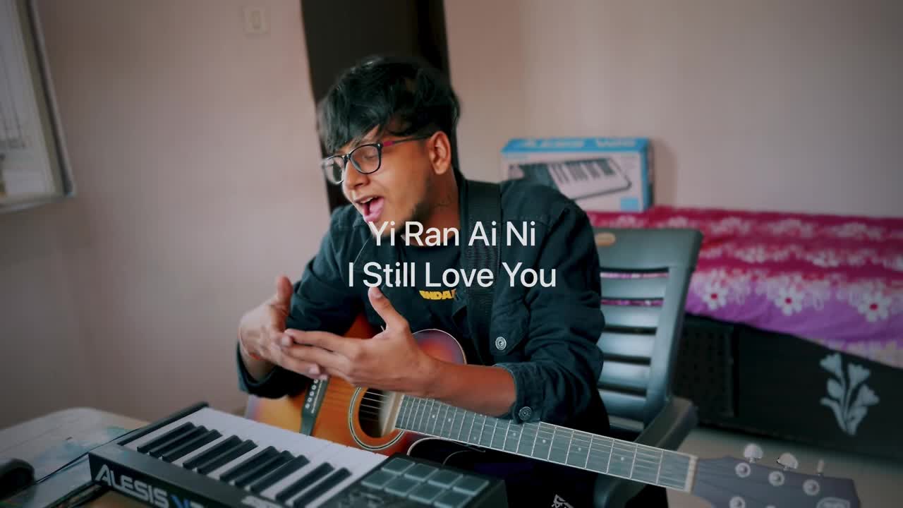 Indian Guy Singing Chinese Song | Yi Ran Ai Ni | Wang Leehom | Hindi Version