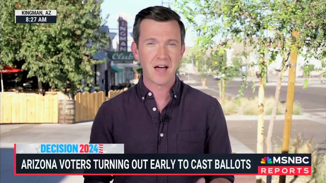 MSNBC goes to AZ early voting location, is STUNNED by what they find