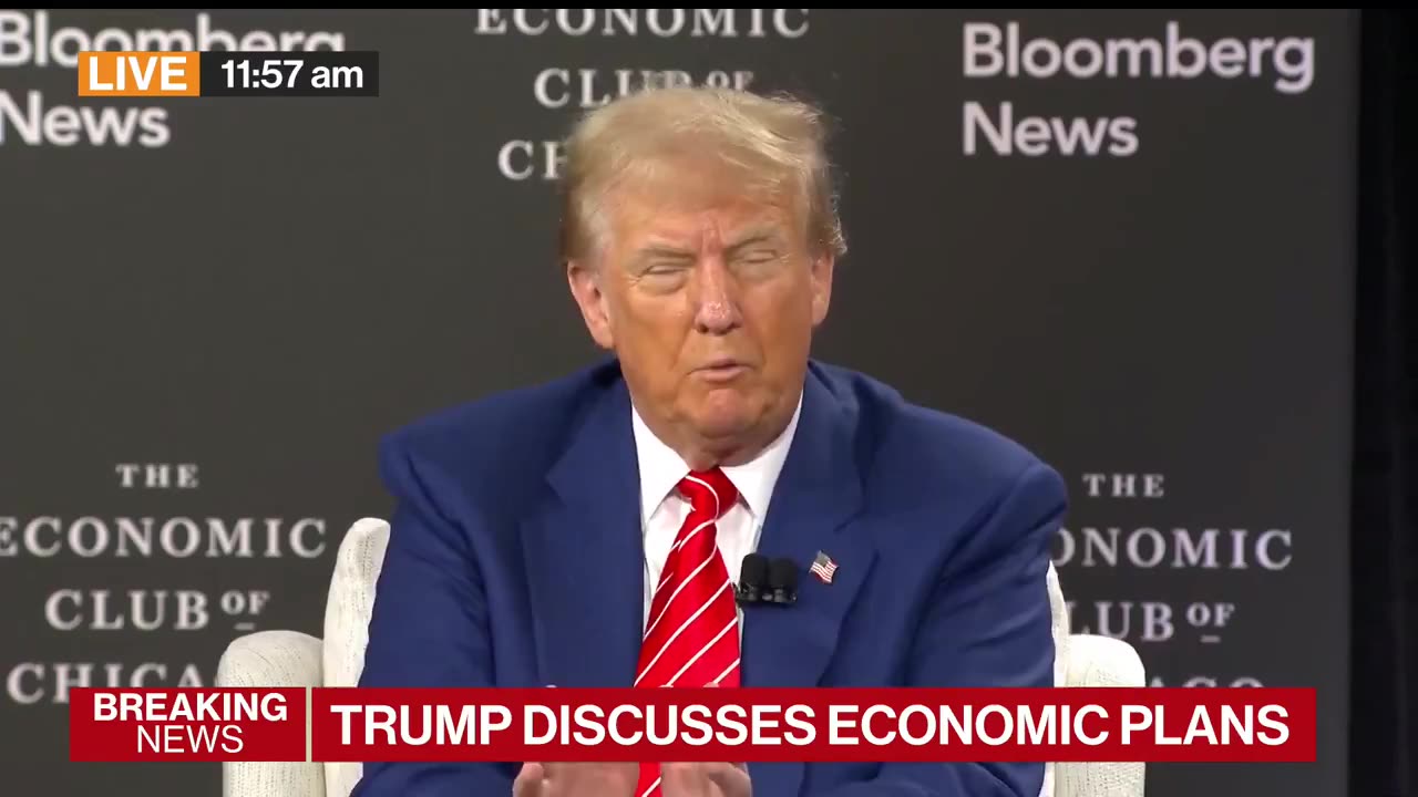 Trump Schools Bloomberg Moderator On Tariffs, Makes Crowd Erupt In Laughter