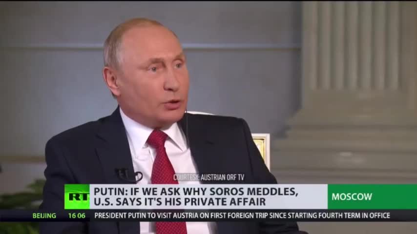 Putin about George Soros