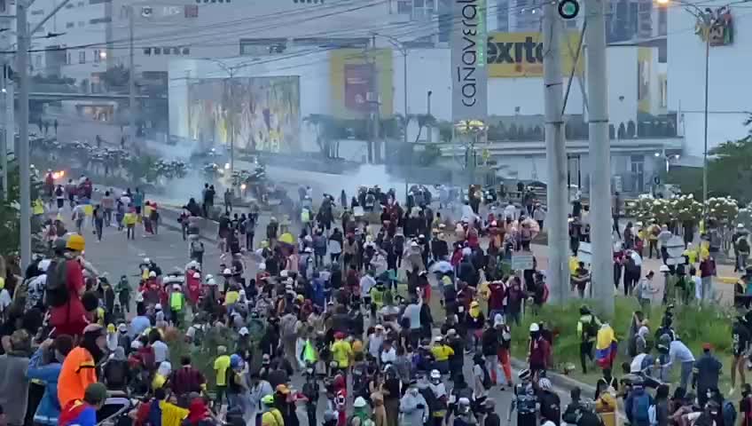 Hay disturbios en el sector de Cañaveral