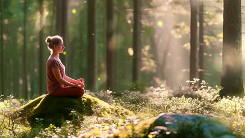 15 Minute Guitar Meditation Music _ Bird Forest Ambience _ Relax Mind _ Body _ No Copyright