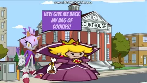 Shadow Queen Peach Steals Junk Food And Gets Grounded