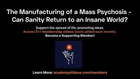 The Manufacturing of a Mass Psychosis - Can Sanity Return to an Insane World?