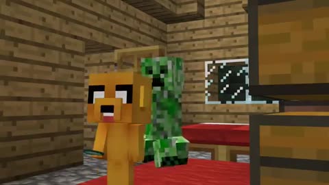 Nunca cabes hacia abajo en Minecraft😱😨😰