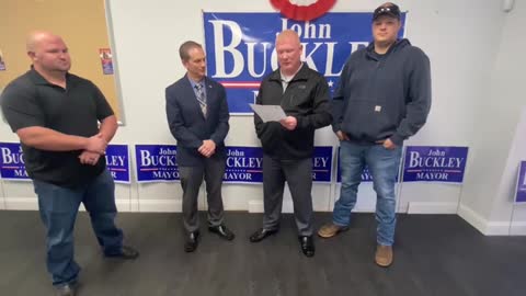 Wlea News, October 25, 2021, Mayor Buckley Endorsed By Council 82