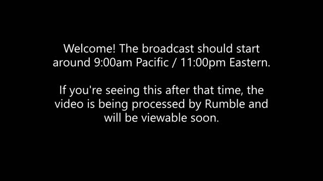 IMPORTANT NOTE: No regular broadcast today!