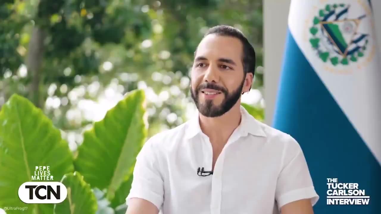 El Salvador, President Nayib Bukele tells Tucker Carlson that the international crime gang MS 13