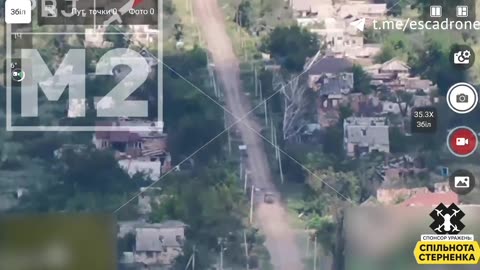 Ukrainian Kamikaze Drones Chase Russians Up and Down the Road