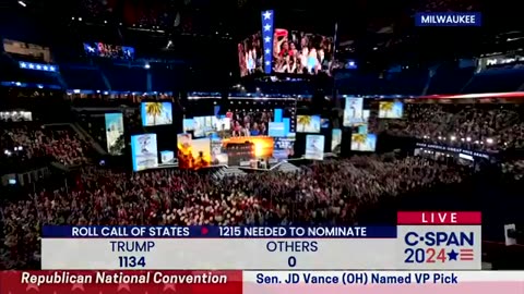 Donald J. Trump is OFFICIALLY the Republican nominee for President of the United States