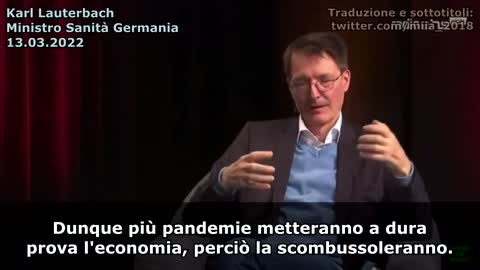 Karl Lauterbach (Ministro Sanità Germania) - Emergenza Permanente