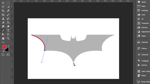 Tracing_a_Shape_using_Pen_Tool_in_Photoshop,_Batman_Logo