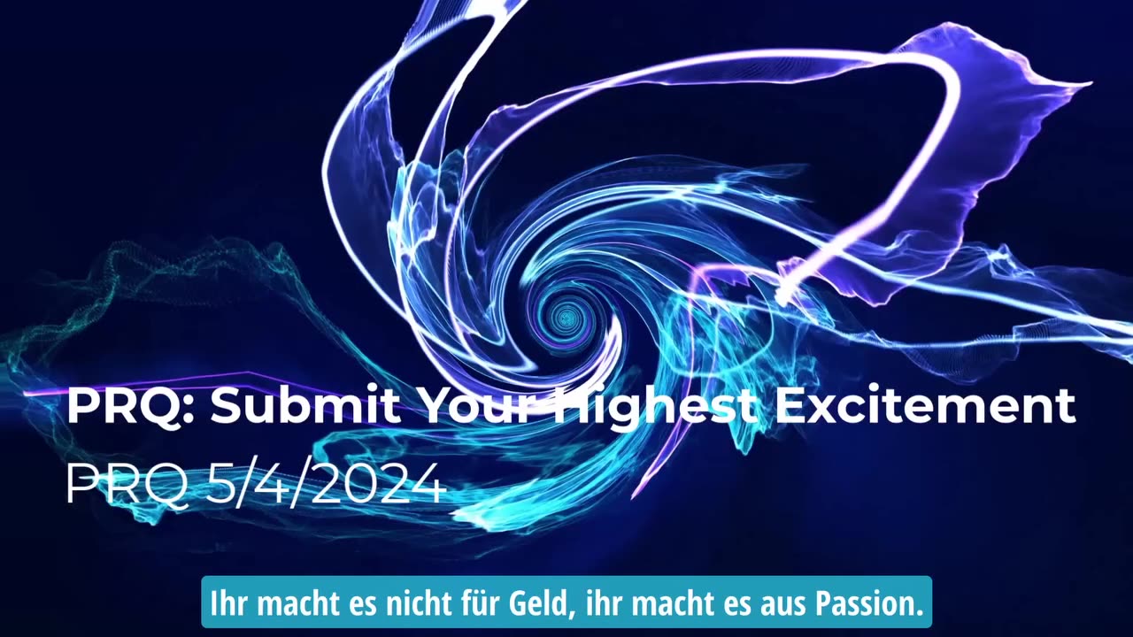PRQ: Sende uns deine höste Begeisterung zu