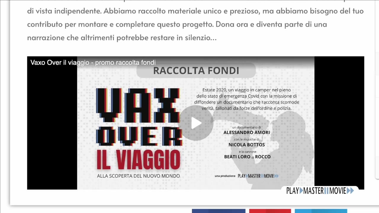 Contribuisci a realizzare "Vax Over il viaggio, alla scoperta del nuovo mondo"