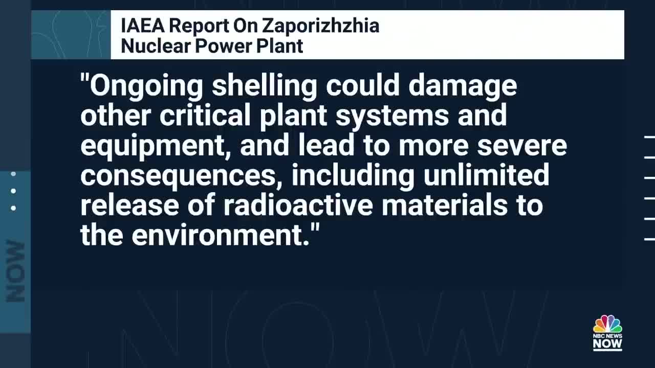 Nuclear Inspectors' Report On Zaporizhzhia Power Plant Indicates Violated Nuclear Standards