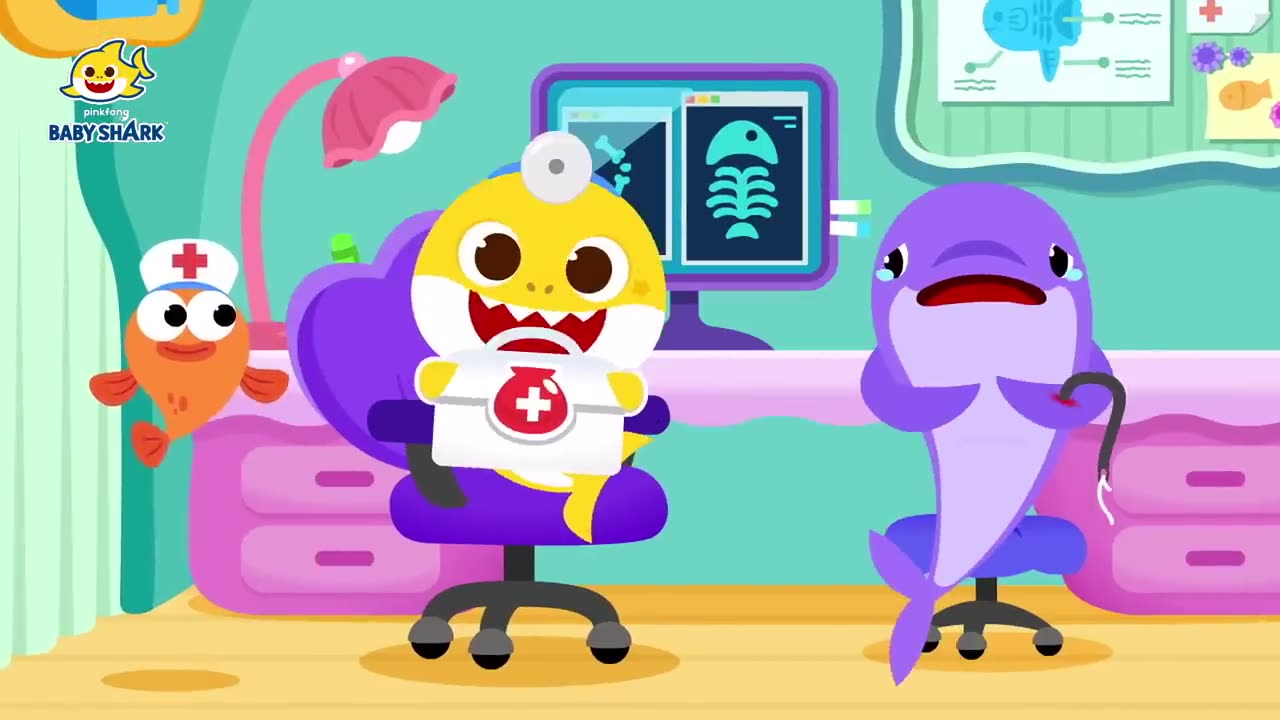 Baby Shark and Monkey Got a Boo-Boo! | +Compilation | Boo Boo Song and More