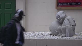 monk | statue | London | china town | hornseywood | hd