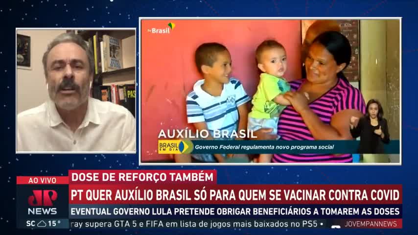 PT quer Auxílio Brasil💰só para quem se 'vacinar' contra 'covid'