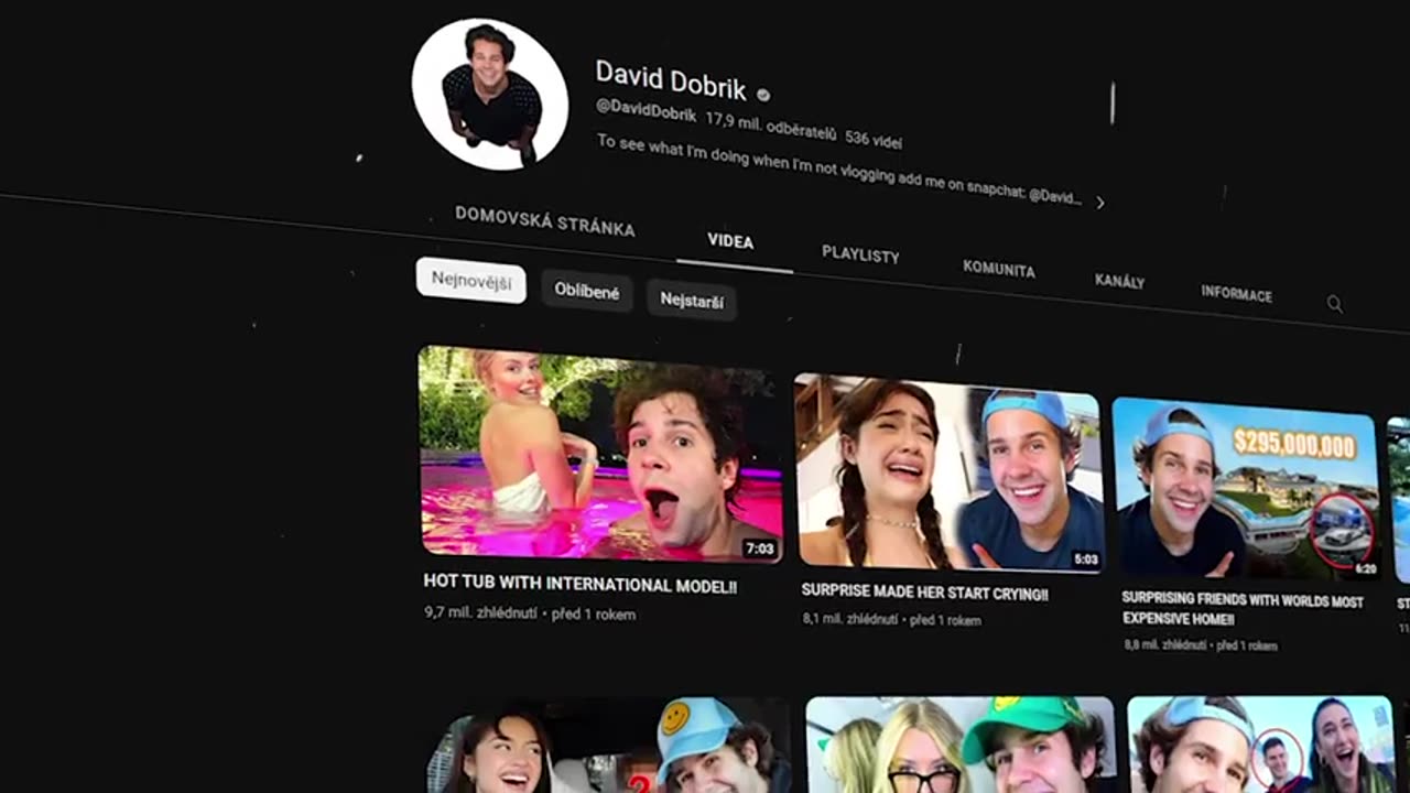 The Reason David Dobrik Will Return to YouTube