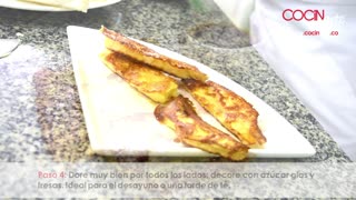 Receta Cocinarte: Frenchs sticks