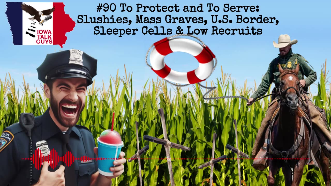 Iowa Talk Guys #90 To Protect and To Serve: Slushies, Mass Graves, U.S. Border, Low Recruits