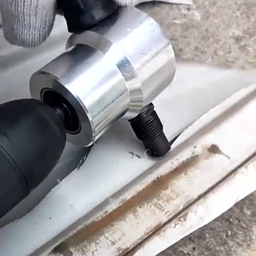 Sheet Cutter Double Head Iron Nibbler Cutting Power Tools Electric Drill Attachment